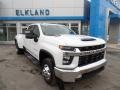 Summit White - Silverado 3500HD LT Crew Cab 4x4 Photo No. 4
