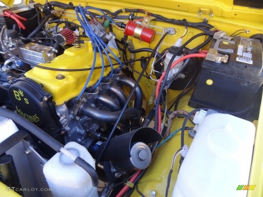 1988 Samurai Convertible 4x4 - Yellow / Black photo #3