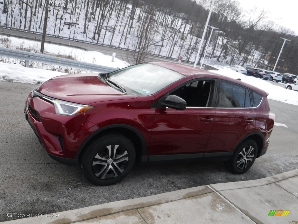 2018 RAV4 LE AWD - Ruby Flare Pearl / Black photo #10