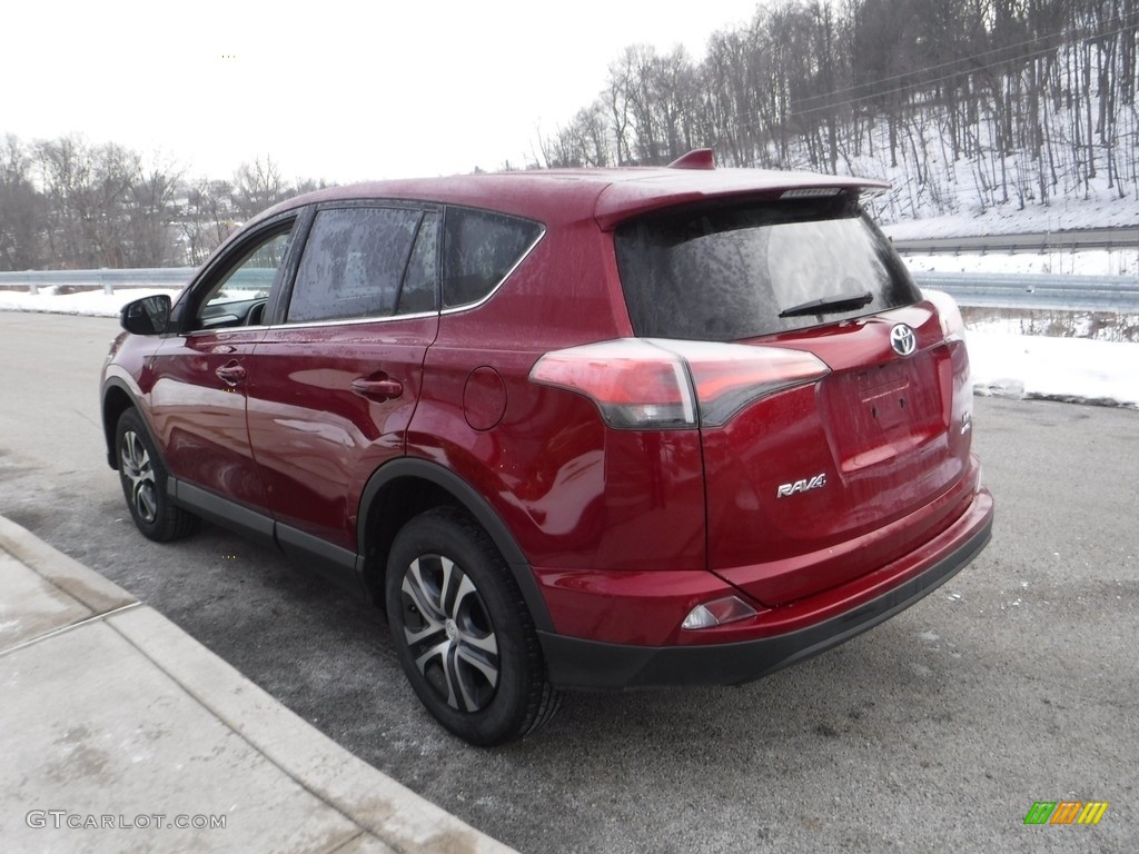 2018 RAV4 LE AWD - Ruby Flare Pearl / Black photo #11