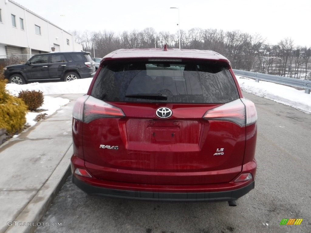 2018 RAV4 LE AWD - Ruby Flare Pearl / Black photo #12