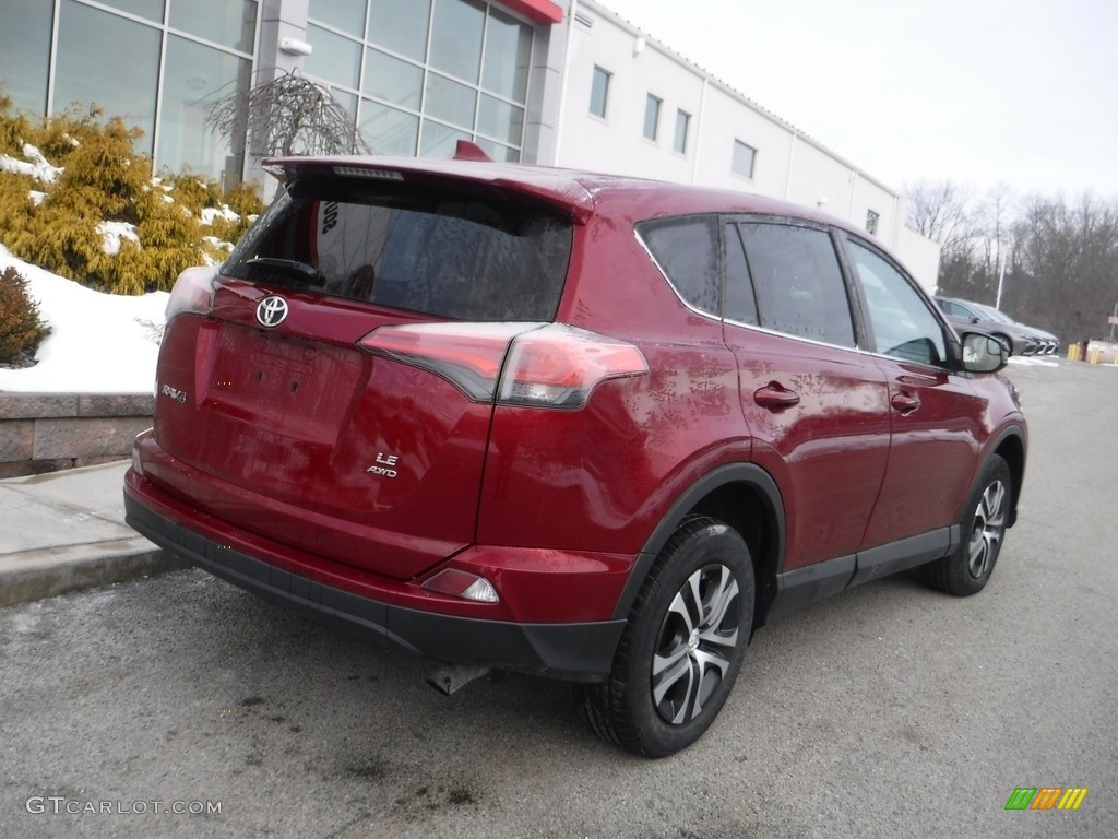 2018 RAV4 LE AWD - Ruby Flare Pearl / Black photo #13