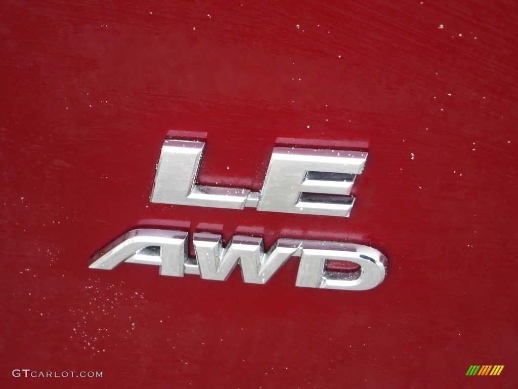 2018 RAV4 LE AWD - Ruby Flare Pearl / Black photo #14