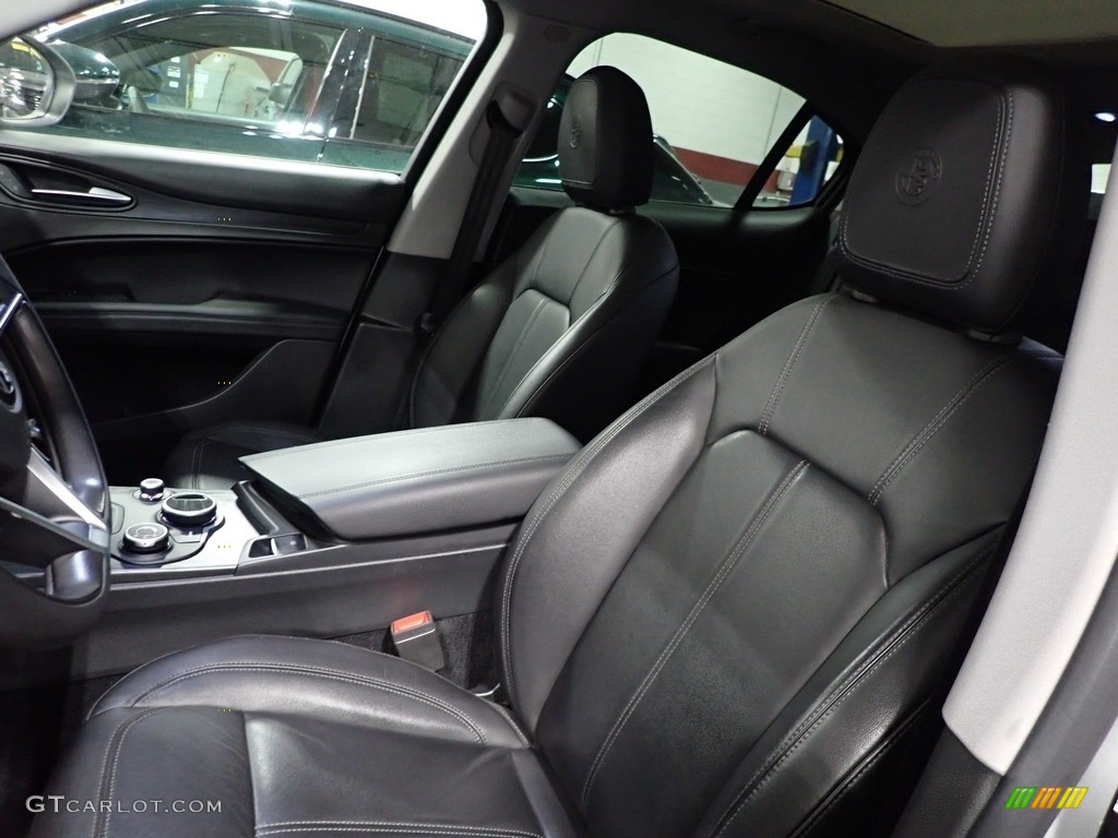 2018 Stelvio AWD - Silverstone Gray Metallic / Black/Black photo #2