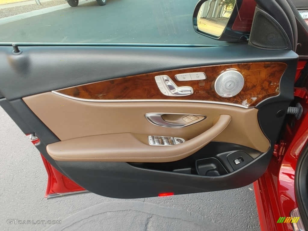 2018 E 300 Sedan - designo Cardinal Red Metallic / Nut Brown/Black photo #11