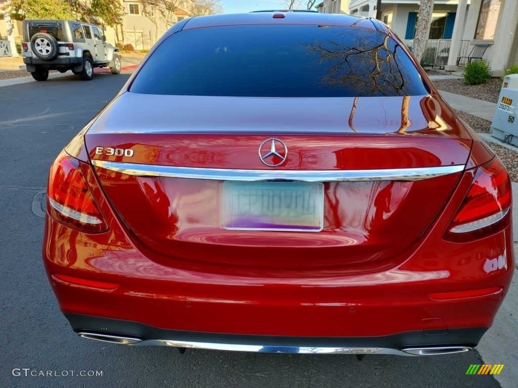 2018 E 300 Sedan - designo Cardinal Red Metallic / Nut Brown/Black photo #15