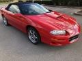 Bright Rally Red 2002 Chevrolet Camaro Z28 SS 35th Anniversary Edition Convertible Exterior