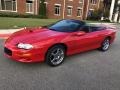 2002 Bright Rally Red Chevrolet Camaro Z28 SS 35th Anniversary Edition Convertible  photo #18