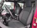 Black 2022 Jeep Wrangler Unlimited Willys 4x4 Interior Color