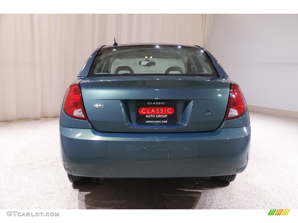 2007 ION 2 Sedan - Cypress Green / Tan photo #14