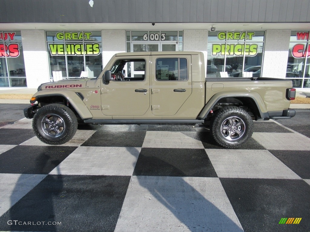2020 Gladiator Rubicon 4x4 - Gator / Black photo #1