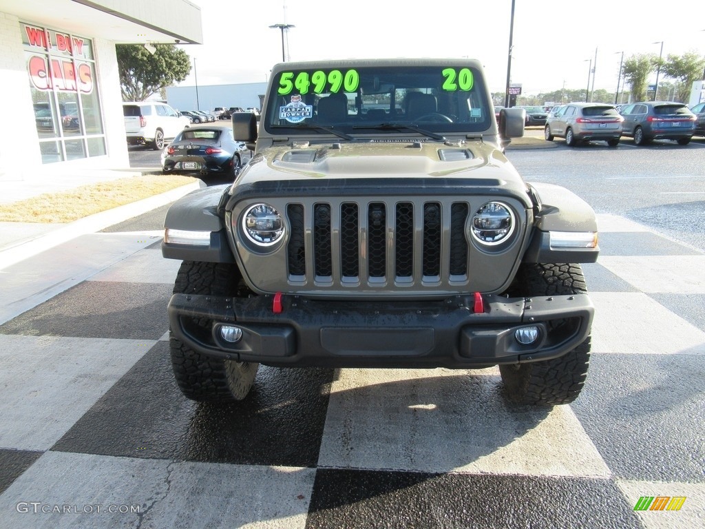 2020 Gladiator Rubicon 4x4 - Gator / Black photo #2