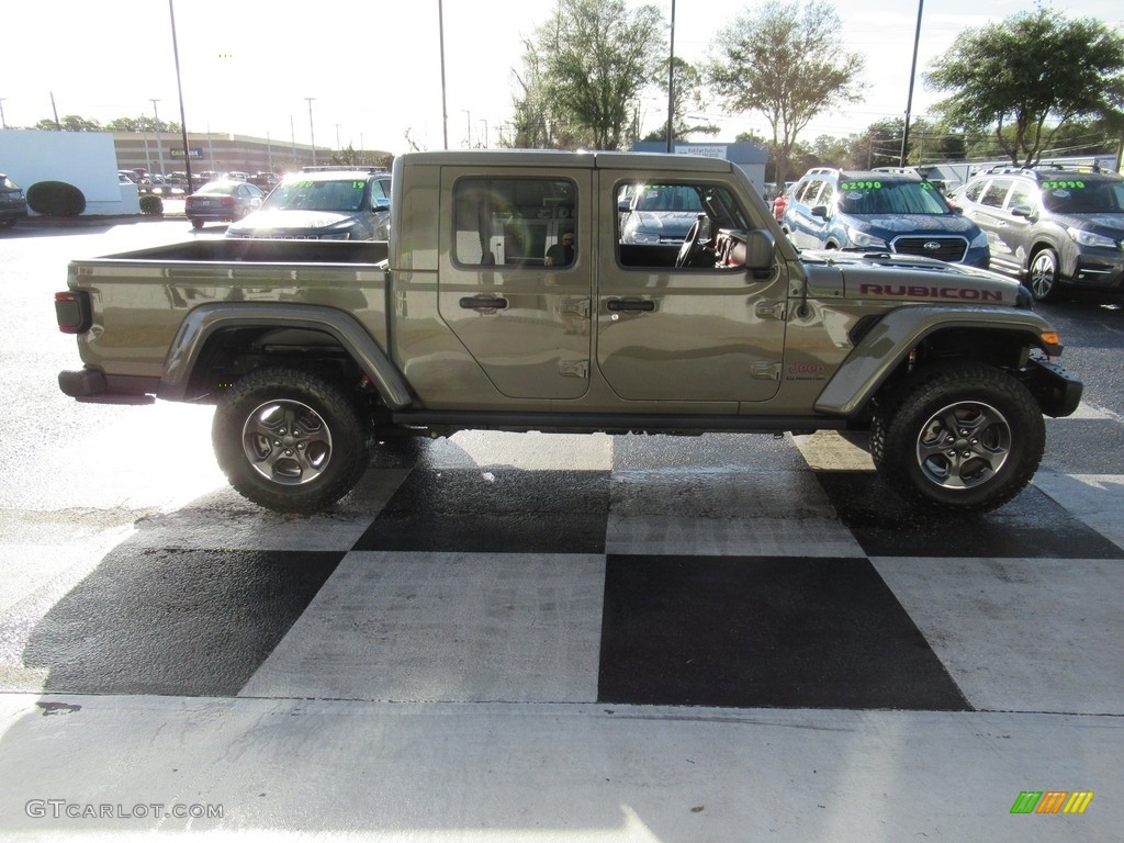 2020 Gladiator Rubicon 4x4 - Gator / Black photo #3