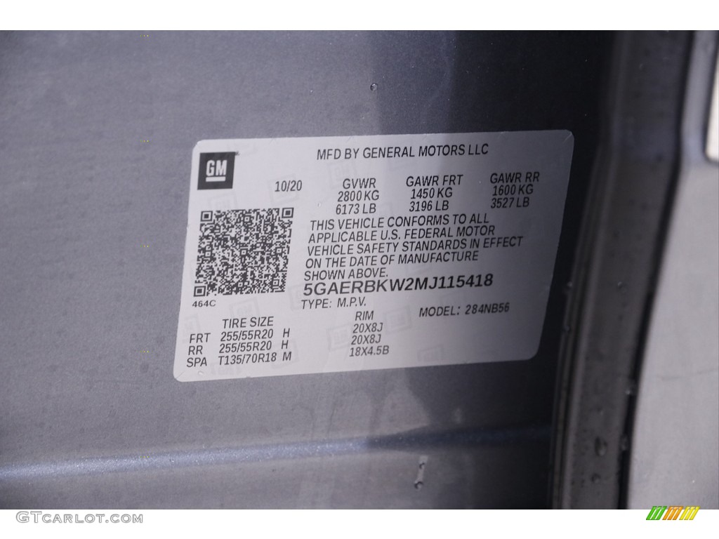 2021 Enclave Essence - Satin Steel Metallic / Dark Galvanized w/Ebony Accents photo #21