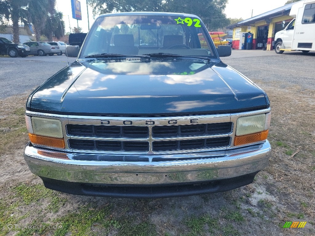 Dark Forest Green Metallic 1992 Dodge Dakota LE Extended Cab Exterior Photo #143679590