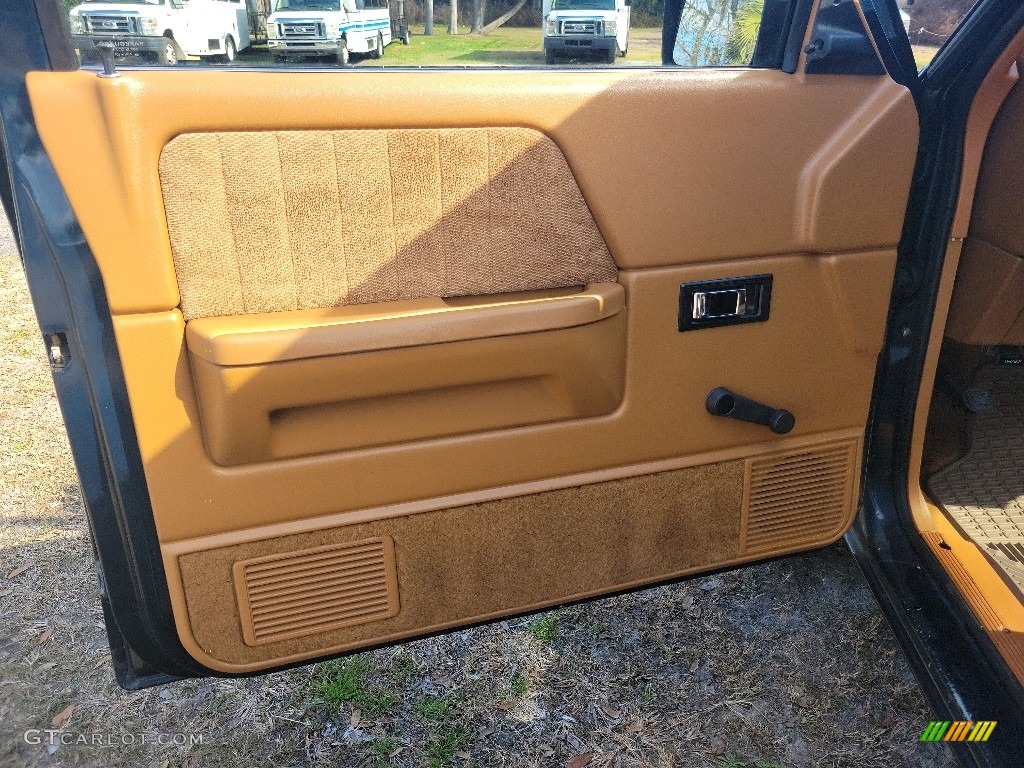 1992 Dodge Dakota LE Extended Cab Saddle Door Panel Photo #143679632
