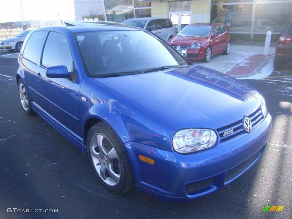 2004 R32  - Deep Blue Metallic / Black Leather photo #7