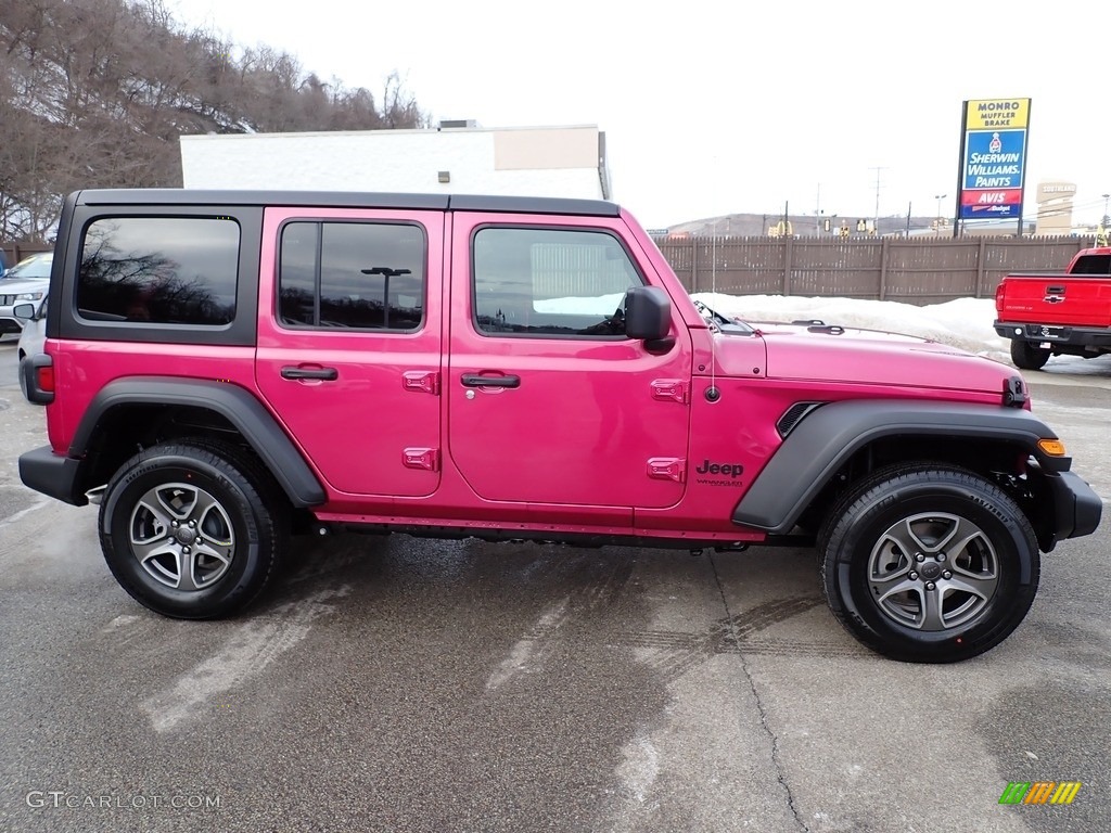 2022 Wrangler Unlimited Sport 4x4 - Limited Edition Tuscadero Pearl / Black photo #7