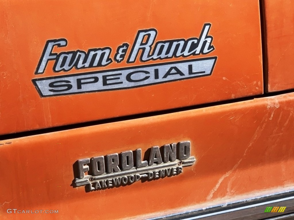 1969 Ford F100 Custom Farm and Ranch Special Regular Cab 4x4 Marks and Logos Photo #143680740