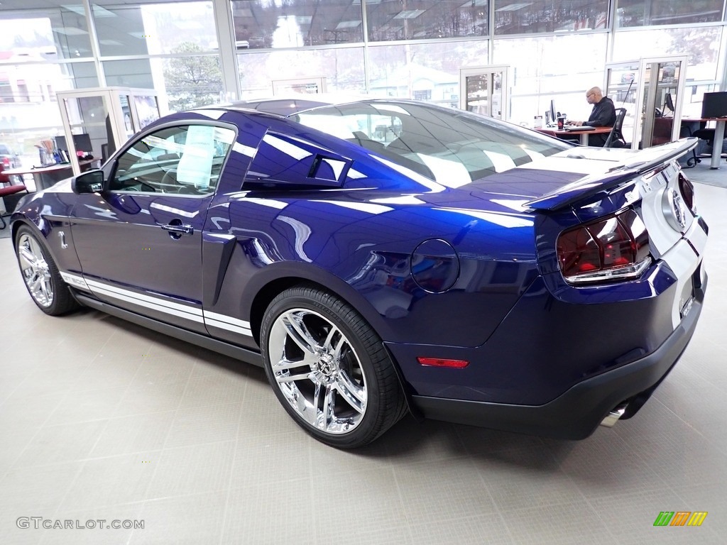 2010 Mustang Shelby GT500 Coupe - Kona Blue Metallic / Charcoal Black/White photo #3