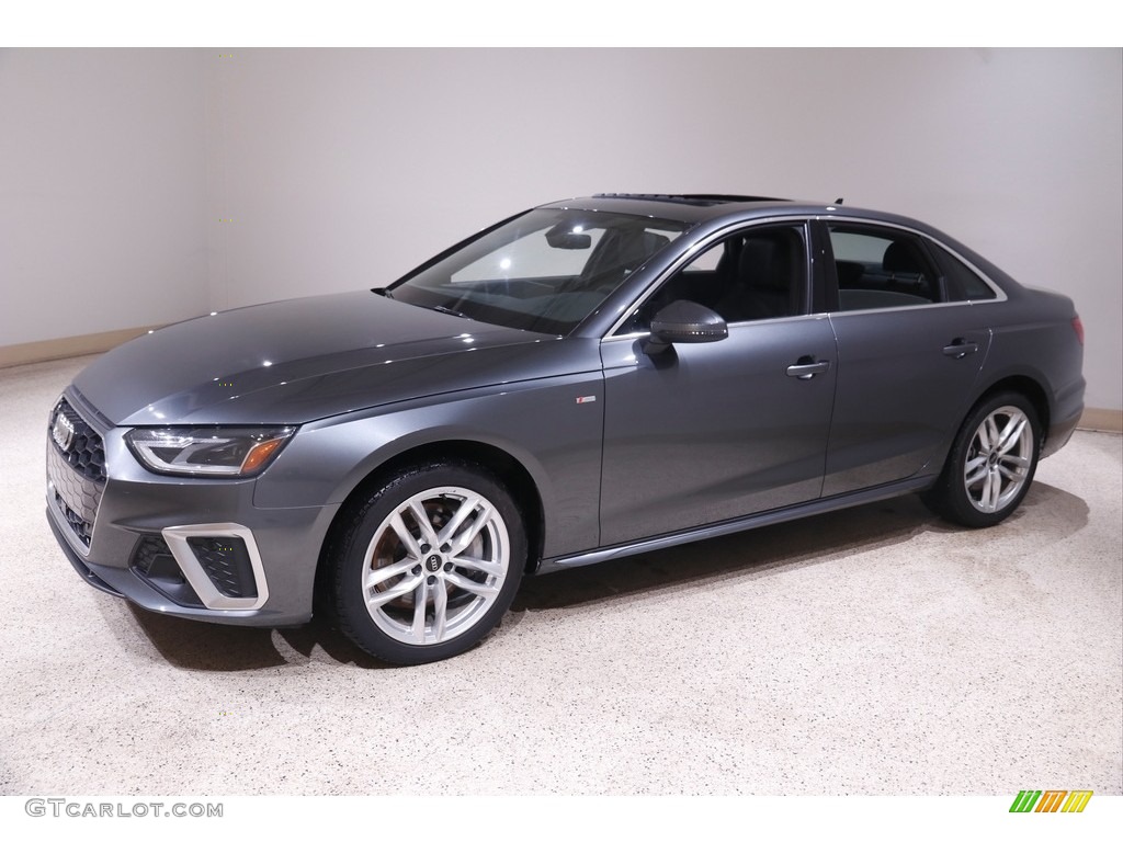 Daytona Gray Pearl Effect 2021 Audi A4 Premium quattro Exterior Photo #143681832