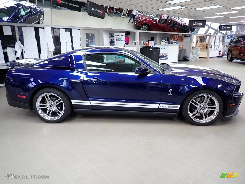 2010 Mustang Shelby GT500 Coupe - Kona Blue Metallic / Charcoal Black/White photo #6