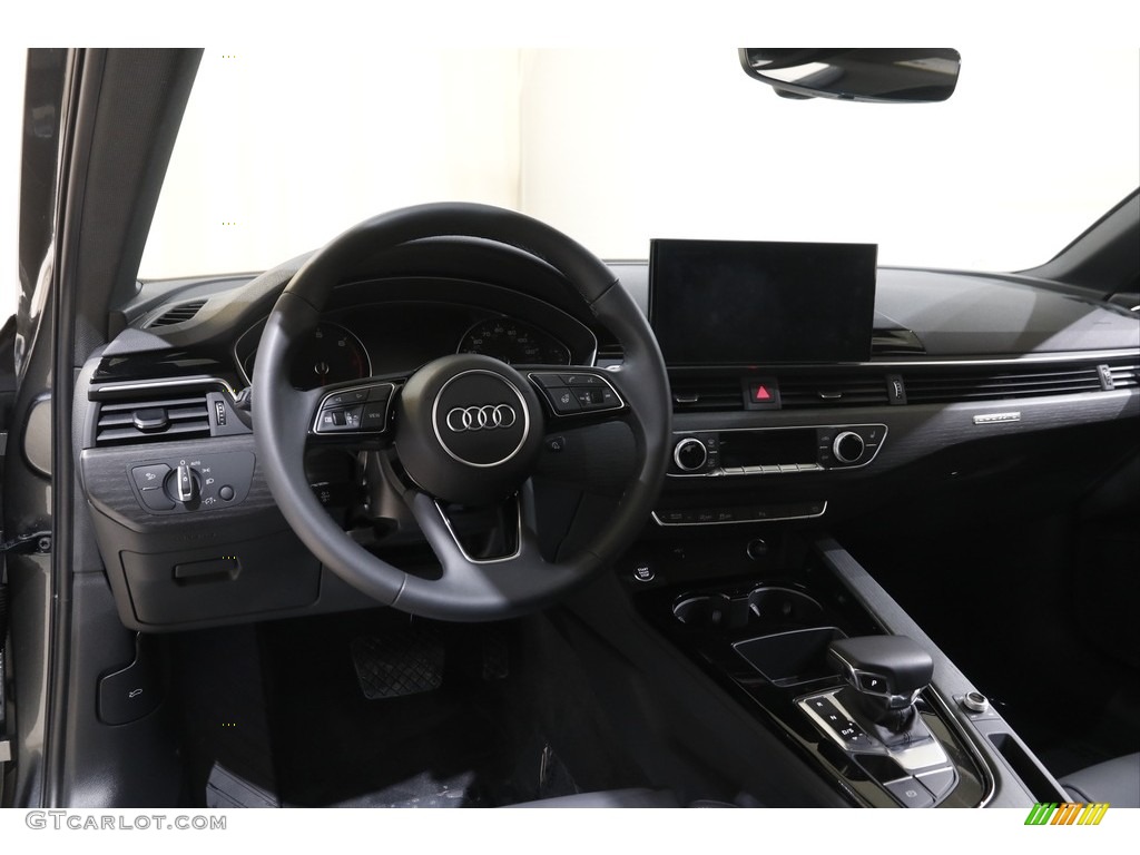 2021 Audi A4 Premium quattro Black Dashboard Photo #143681874