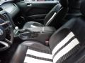 Charcoal Black/White Front Seat Photo for 2010 Ford Mustang #143681954