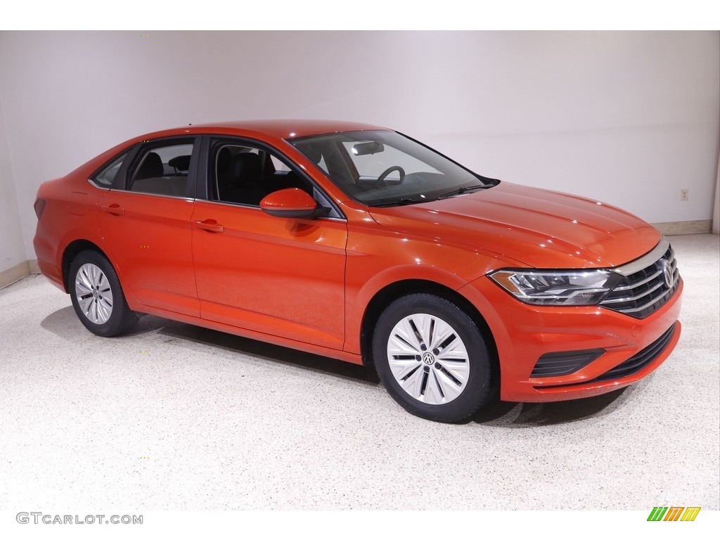 Habanero Orange 2019 Volkswagen Jetta S Exterior Photo #143682351