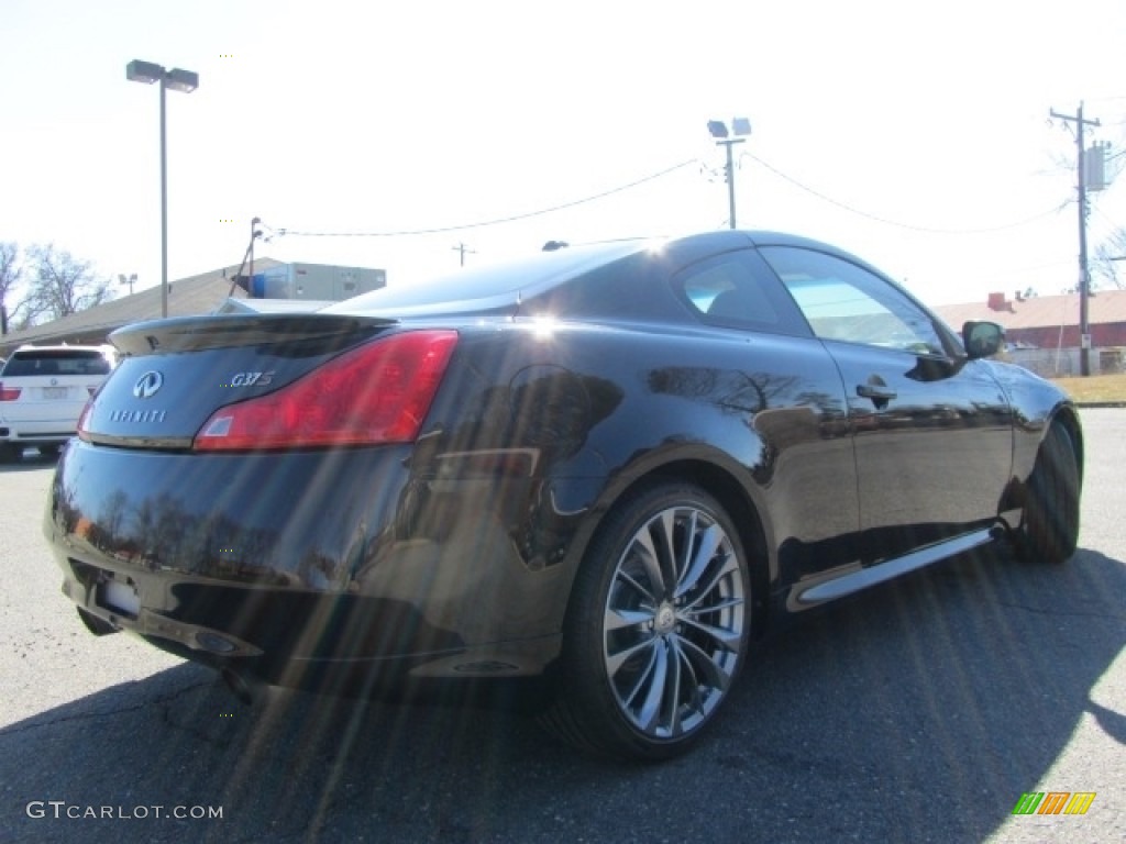 2013 G 37 S Sport Coupe - Black Obsidian / Stone photo #10