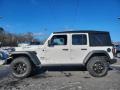 2022 Bright White Jeep Wrangler Unlimited Willys 4x4  photo #3