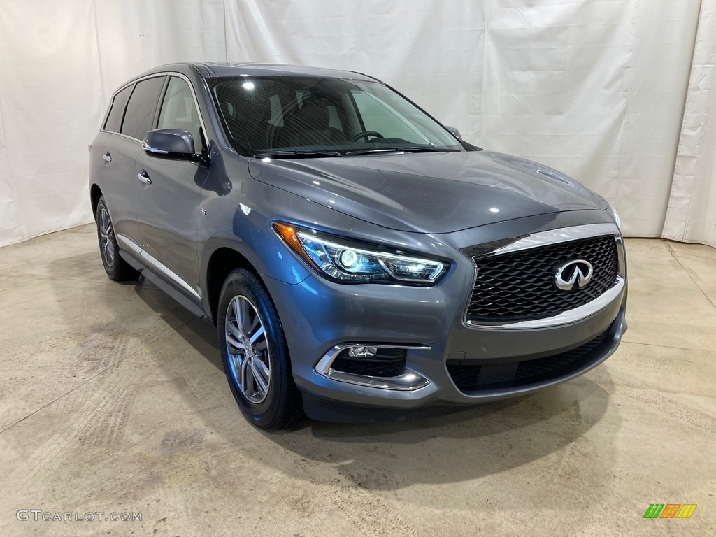 2020 QX60 Luxe AWD - Graphite Shadow / Graphite photo #3