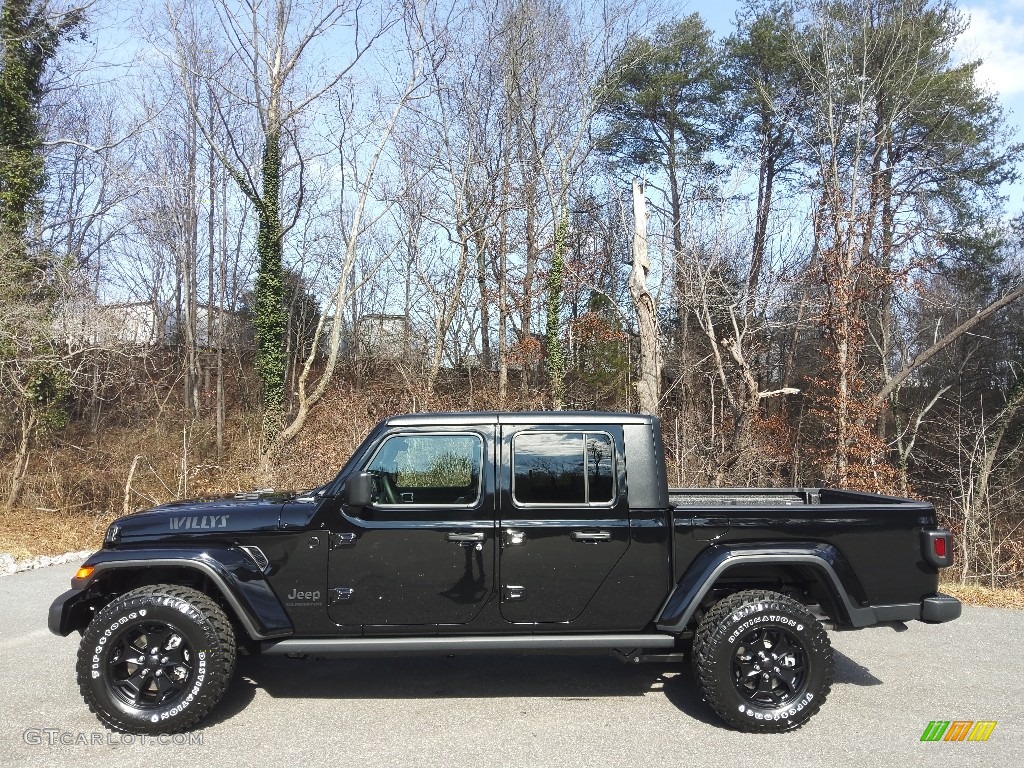 2022 Gladiator Willys 4x4 - Black / Black photo #1