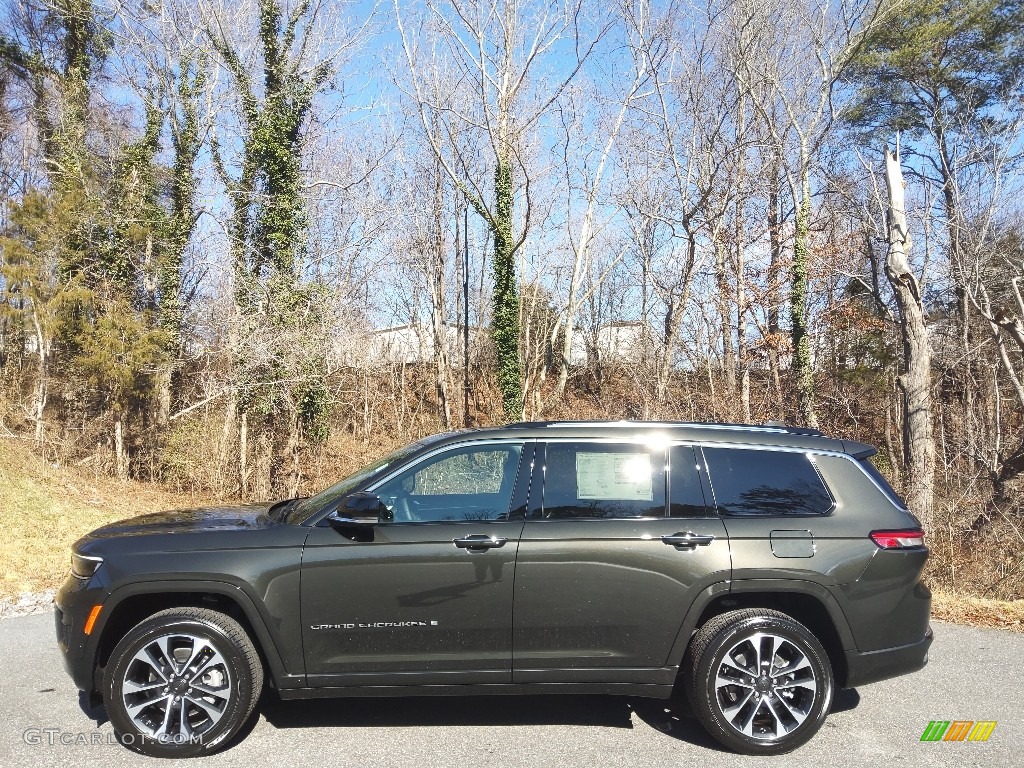 Rocky Mountain Pearl 2022 Jeep Grand Cherokee L Overland 4x4 Exterior Photo #143685462