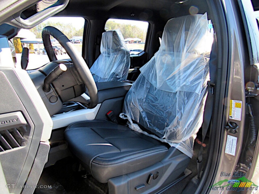 2022 F350 Super Duty Lariat Crew Cab 4x4 - Stone Gray / Black Onyx photo #11