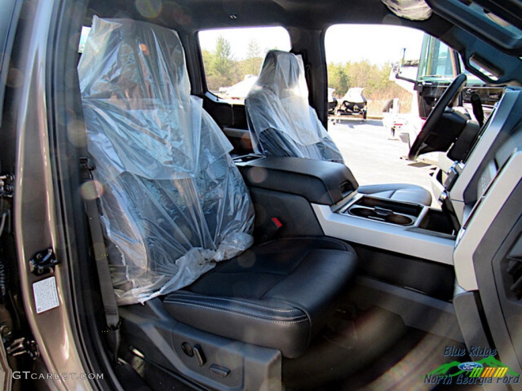 2022 F350 Super Duty Lariat Crew Cab 4x4 - Stone Gray / Black Onyx photo #12