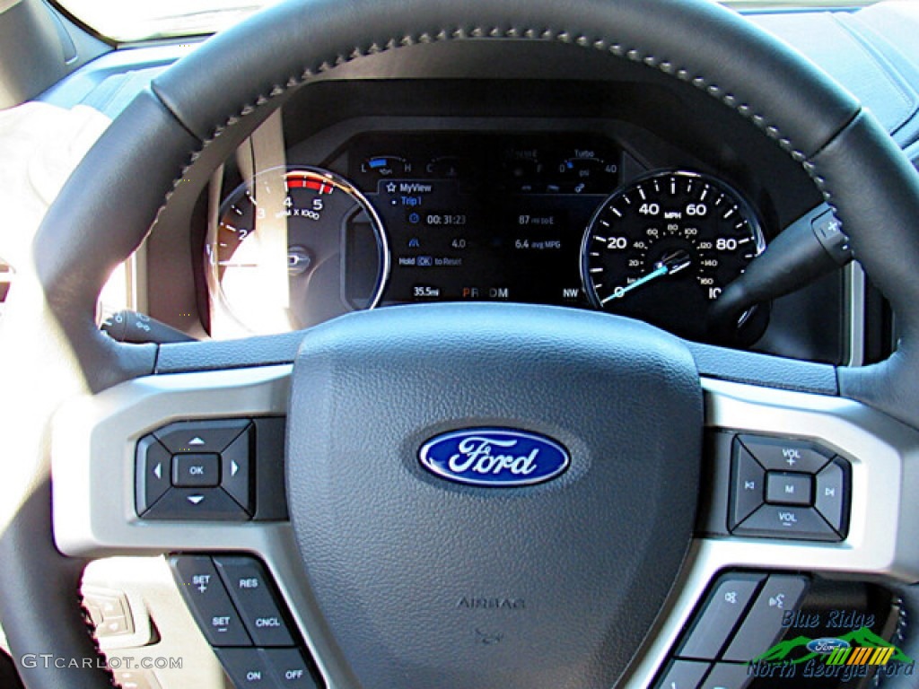 2022 F350 Super Duty Lariat Crew Cab 4x4 - Stone Gray / Black Onyx photo #17