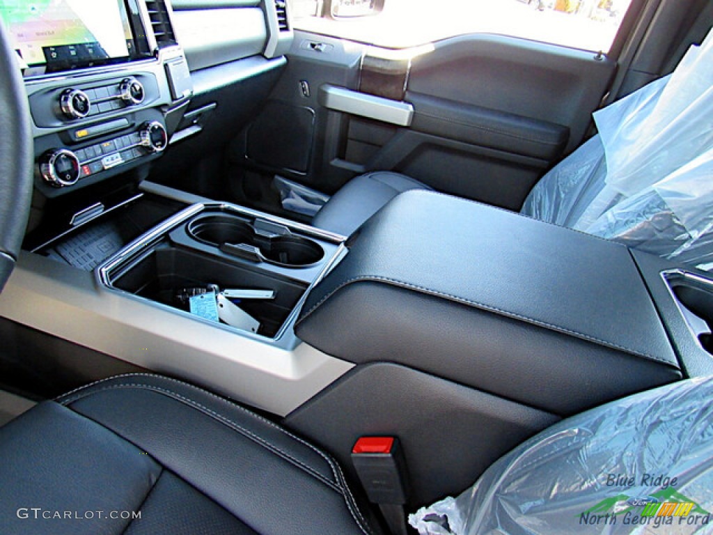 2022 F350 Super Duty Lariat Crew Cab 4x4 - Stone Gray / Black Onyx photo #23