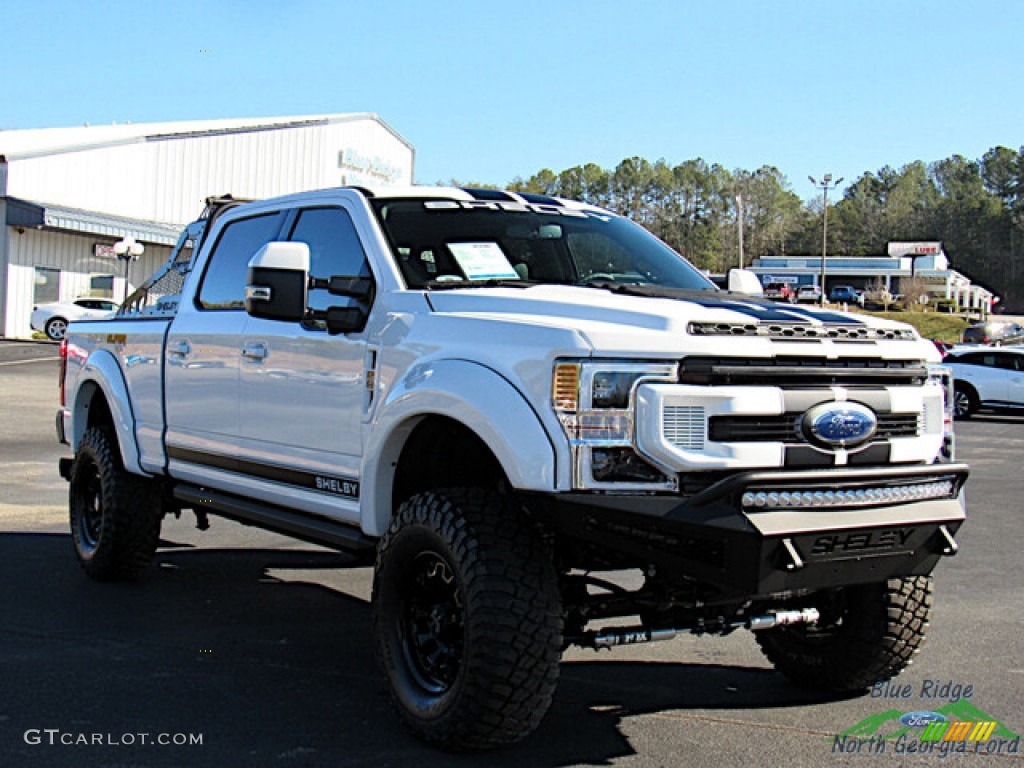 Oxford White 2021 Ford F250 Super Duty Shelby Super Baja Crew Cab 4x4 Exterior Photo #143686204