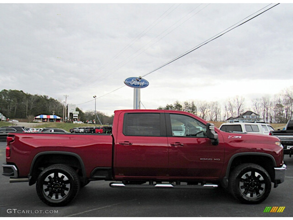 Cajun Red Tintcoat 2020 Chevrolet Silverado 2500HD LT Crew Cab 4x4 Exterior Photo #143686600
