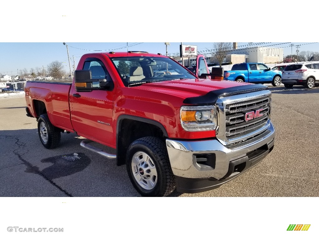 Cardinal Red 2017 GMC Sierra 2500HD Regular Cab Exterior Photo #143687775