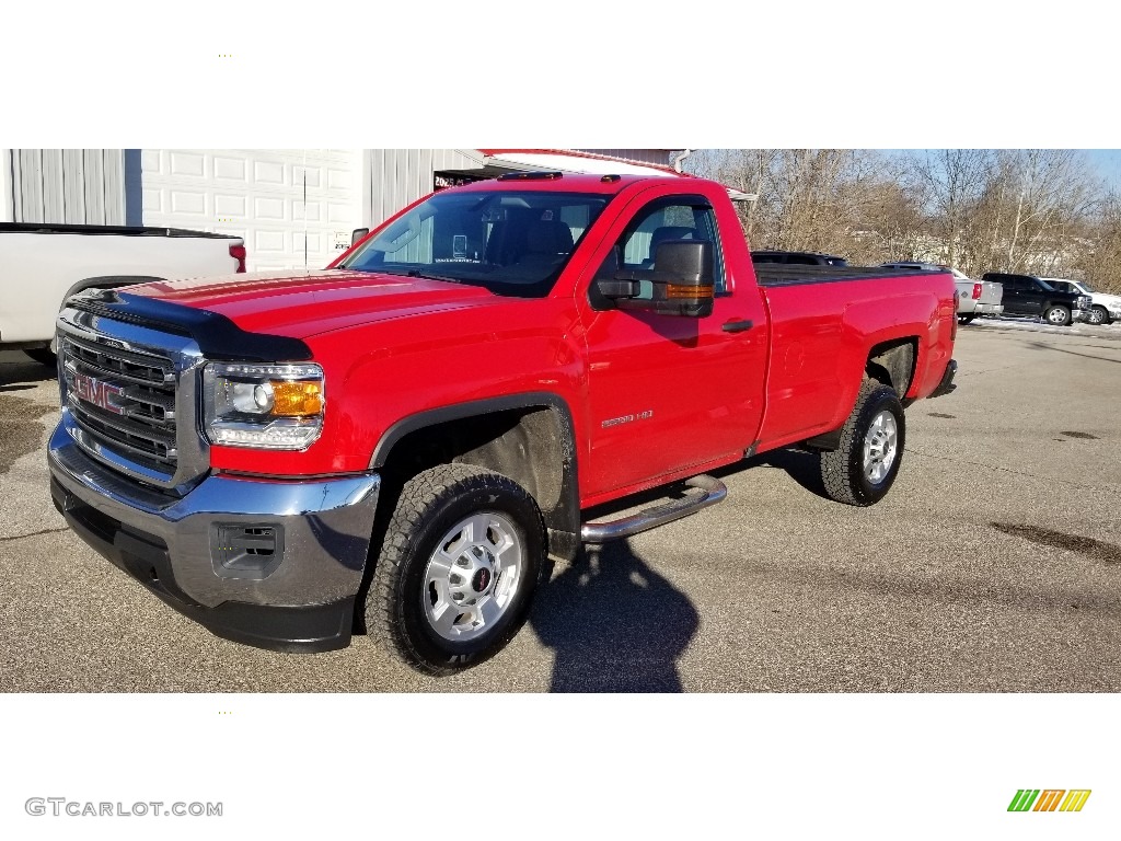 Cardinal Red 2017 GMC Sierra 2500HD Regular Cab Exterior Photo #143687796