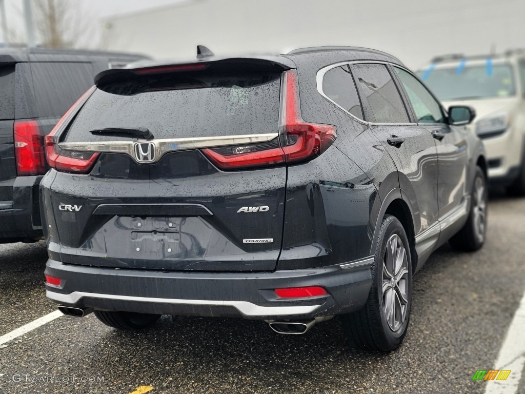 2021 CR-V Touring AWD - Crystal Black Pearl / Black photo #2