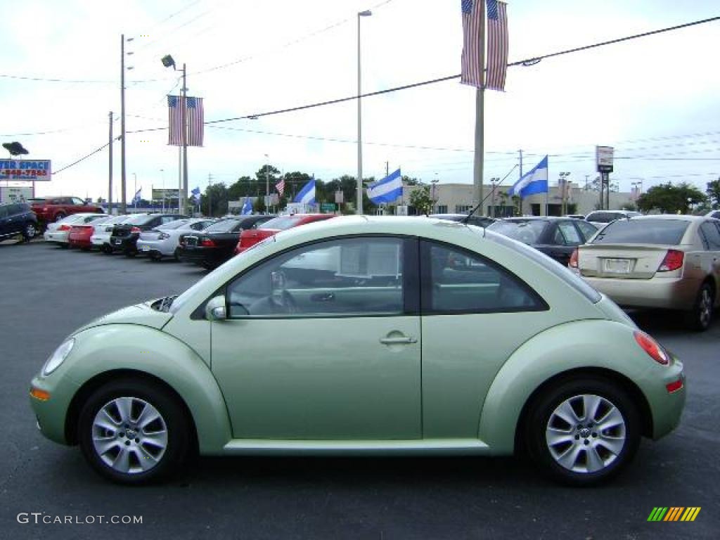 2008 New Beetle S Coupe - Gecko Green / Black photo #4