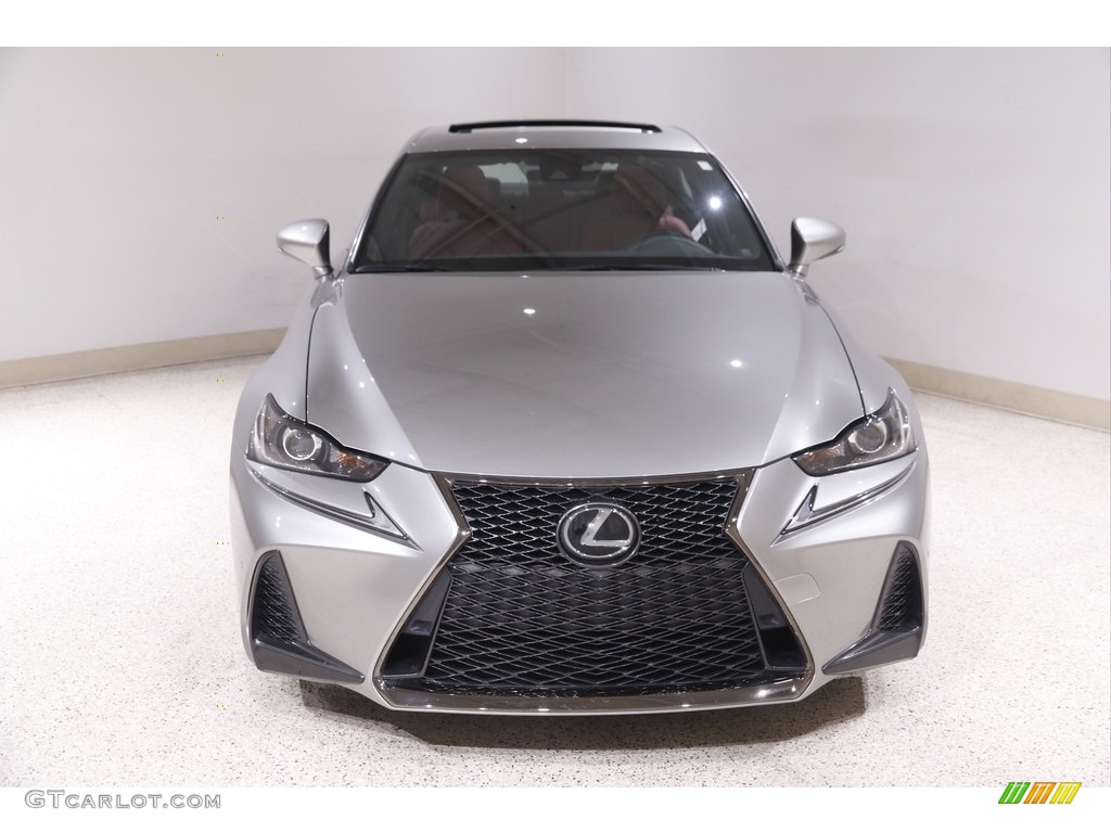 2020 IS 350 F Sport AWD - Atomic Silver / Rioja Red photo #2