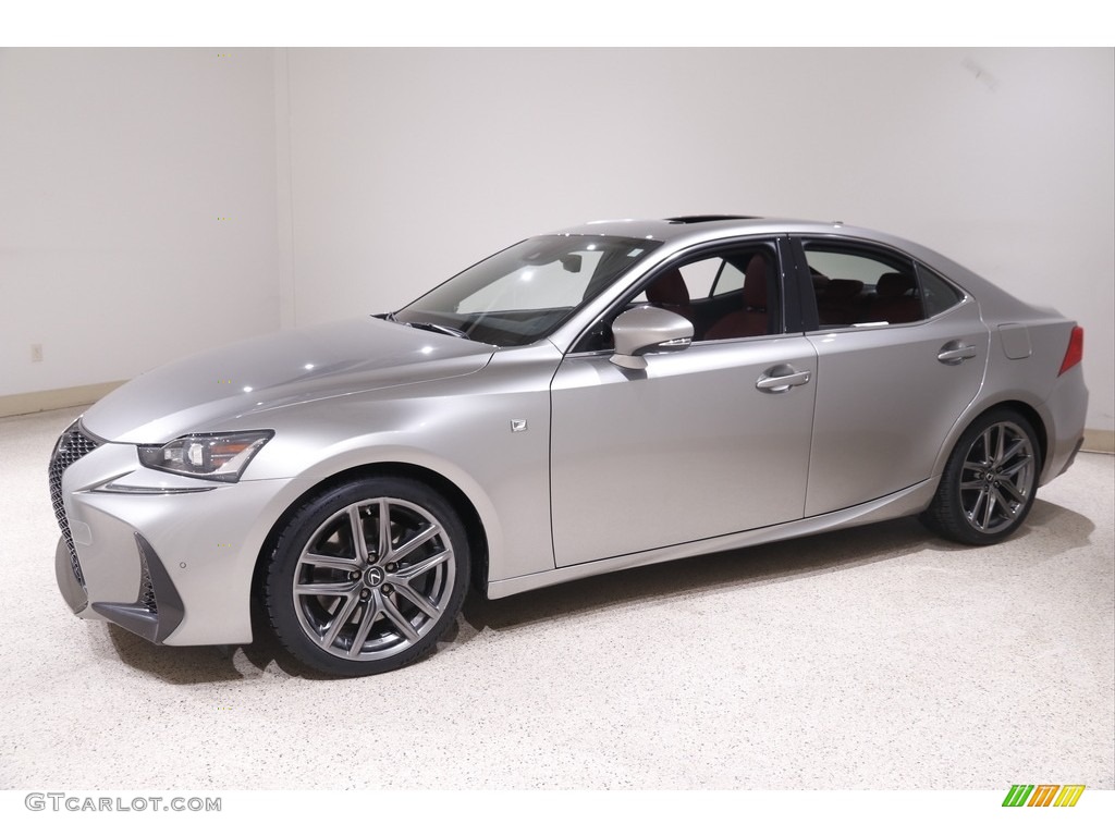 2020 IS 350 F Sport AWD - Atomic Silver / Rioja Red photo #3