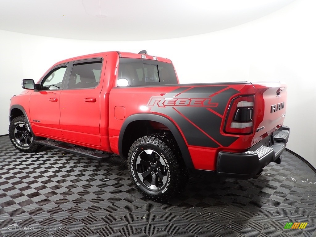 2022 1500 Rebel Crew Cab 4x4 - Flame Red / Black/Red photo #13