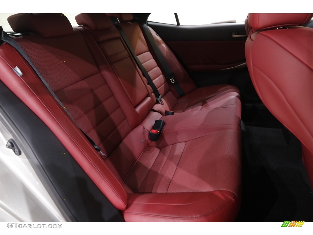 2020 Lexus IS 350 F Sport AWD Rear Seat Photo #143689707