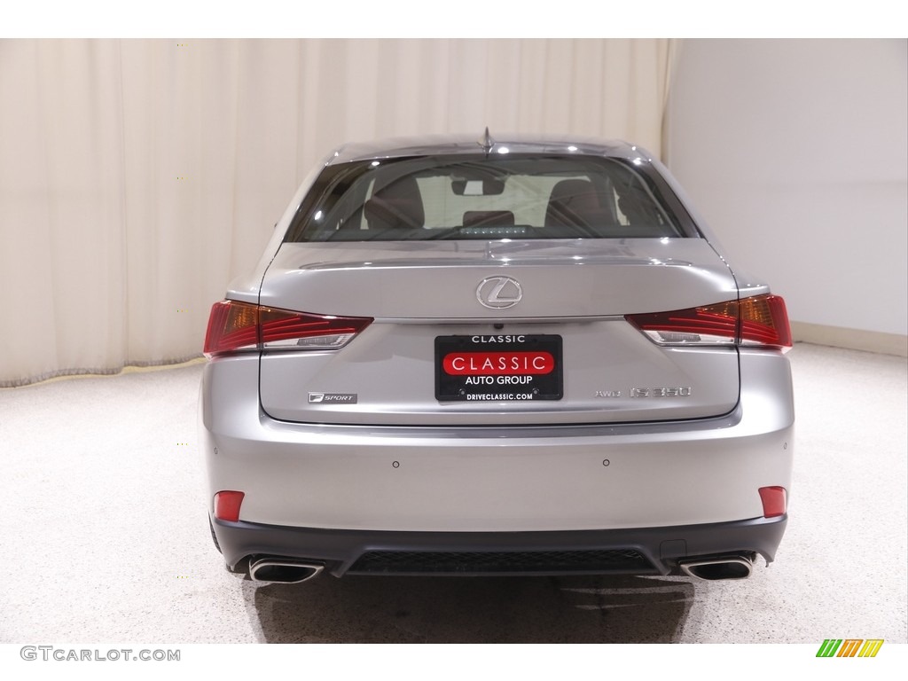 2020 IS 350 F Sport AWD - Atomic Silver / Rioja Red photo #19