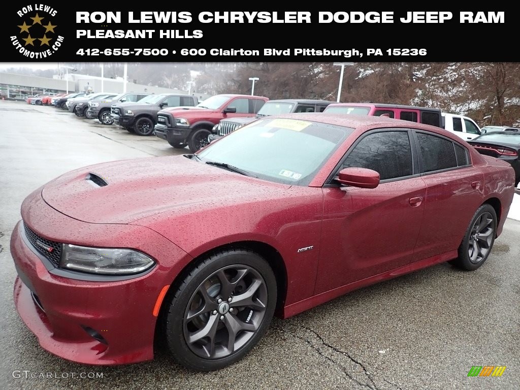 2018 Charger R/T - Octane Red Pearl / Black photo #1